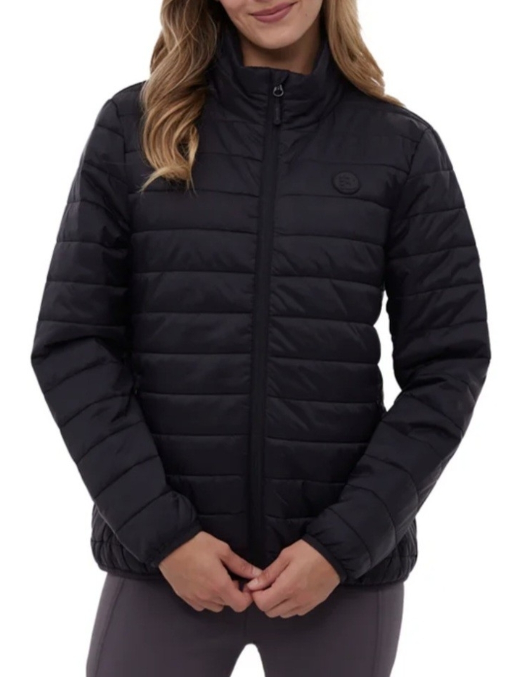 Bench Women's Black Quilted Packable Puffer Jacket